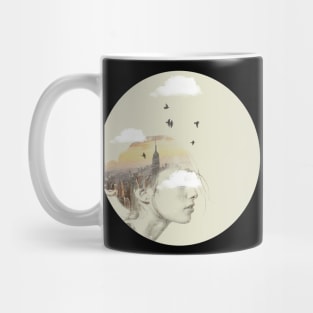 New York City Rising - Double Exposure Mug